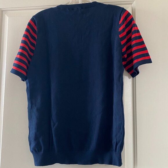 Vineyard Vines Navy and Red Lobster Sweater - Picture 2 of 4